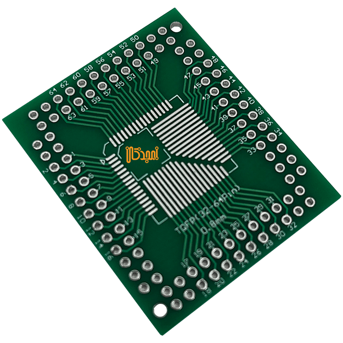 فروشگاه اینترنتی امجد کالا 24 برد تبدیل TQFP32-100 به دیپ